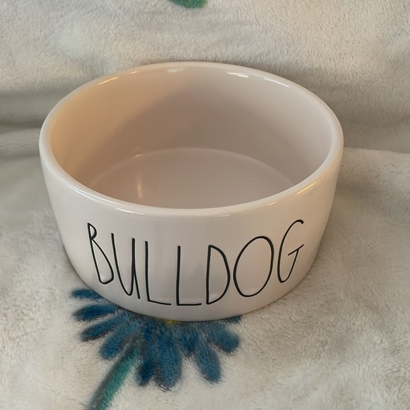 Rae Dunn bulldog dog bowl - Picture 2 of 2